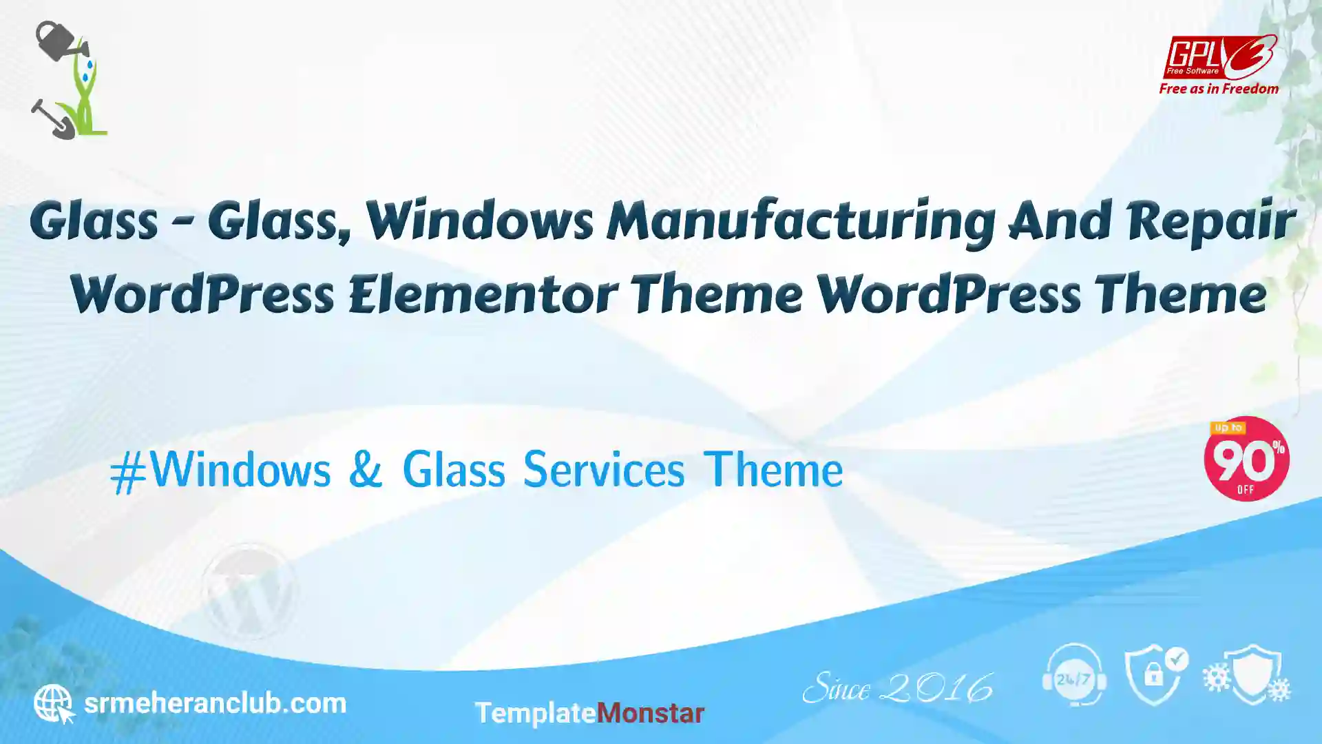 Glass – Glass, Windows Manufacturing And Repair WordPress Elementor Theme WordPress Theme — Theme by Templatemonster