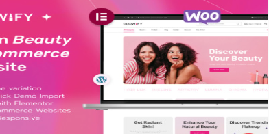 Glowify - Beauty and Cosmetics Shop WordPress Theme