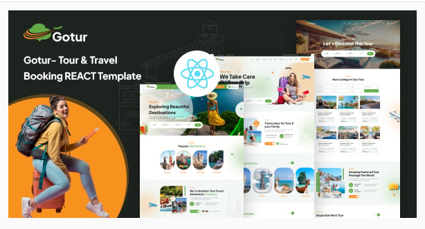 Gotur - React Next Tour & Travel Booking Template