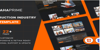 Graha Prime - Construction Industry HTML Template