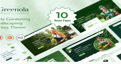 Greenola - Gardening & Landscaping WordPress Theme