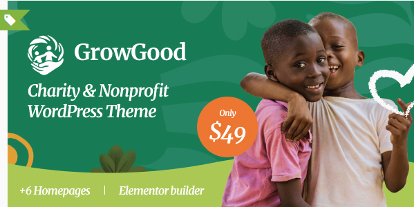GrowGood - Charity & Nonprofit WordPress Theme