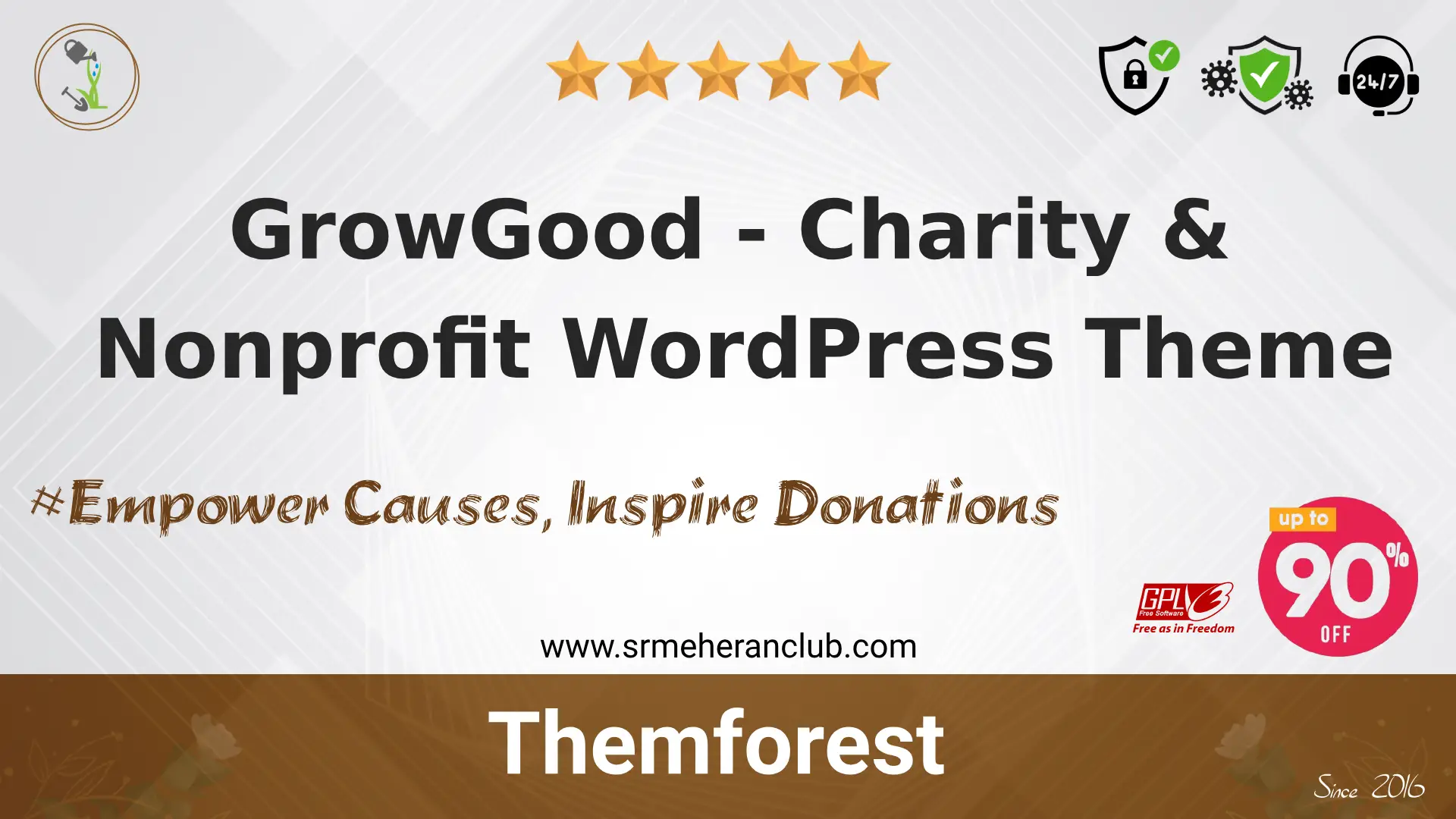GrowGood – Charity & Nonprofit WordPress Theme — Theme by Themeforest