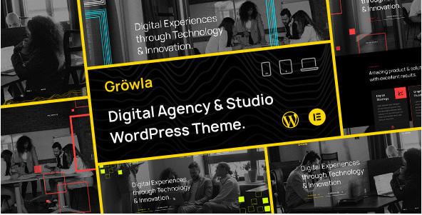 Gröwla – Digital Agency & Studio WordPress Theme