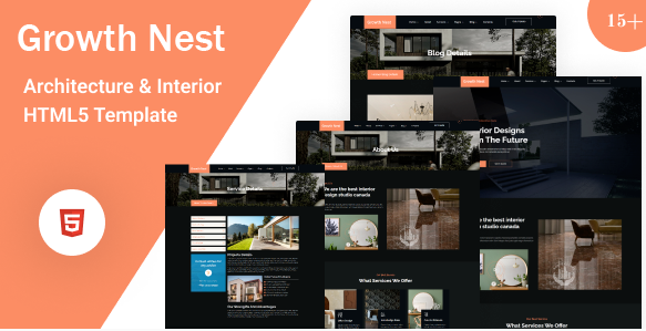 GrowthNest- Architecture & Interior HTML5 Template