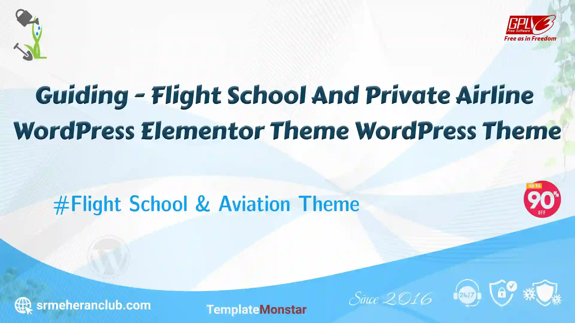 Guiding – Flight School And Private Airline WordPress Elementor Theme WordPress Theme — Theme by Templatemonster