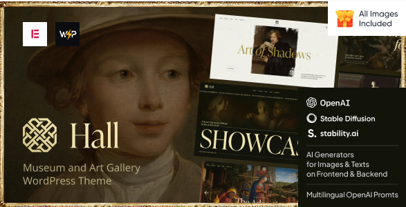 Hall - Museum and Art Gallery WordPress Theme