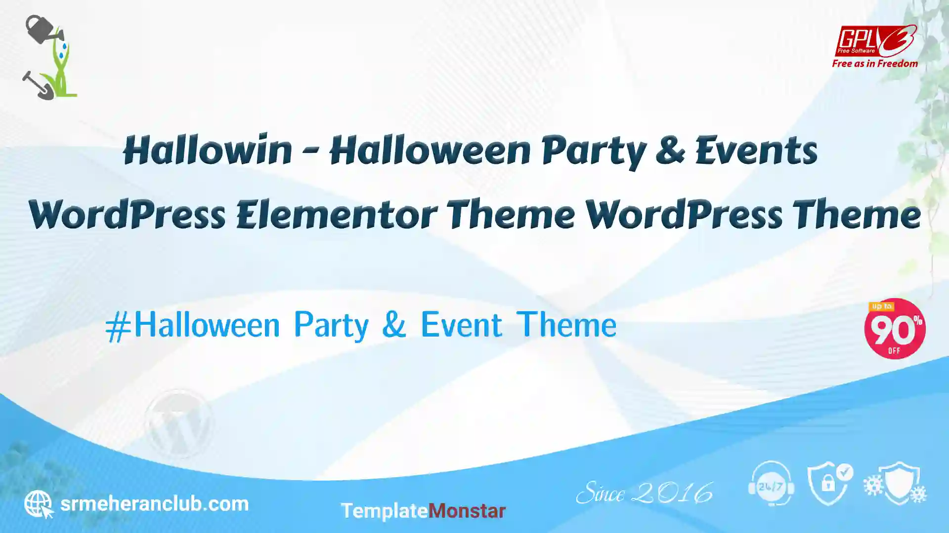 Hallowin – Halloween Party & Events WordPress Elementor Theme WordPress Theme — Theme by Templatemonster