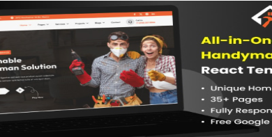 Handyman Services React Template - Home Rakshak