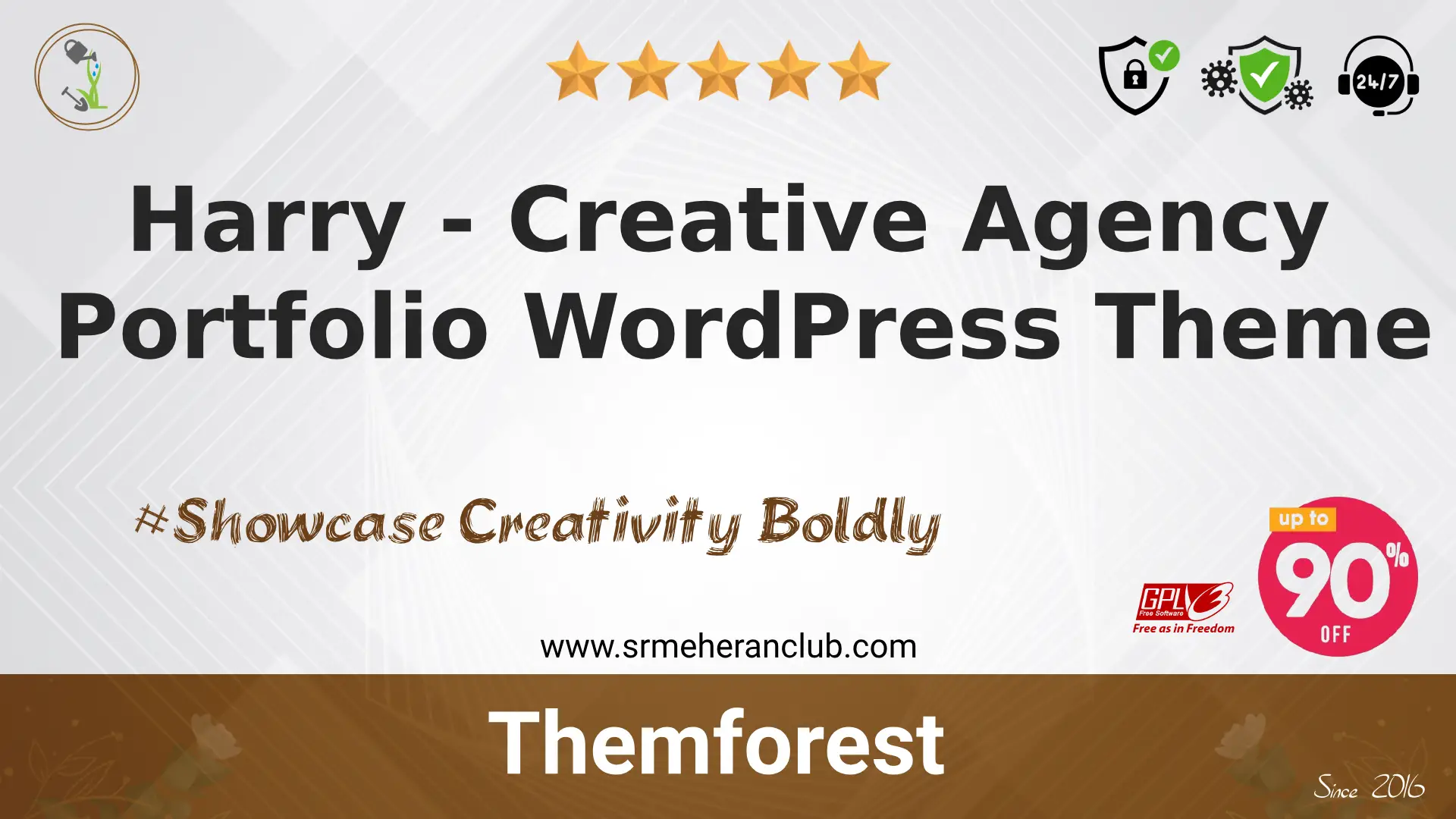 Harry – Creative Agency Portfolio WordPress Theme