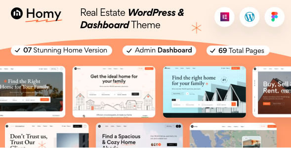 Homy - Real Estate WordPress Theme