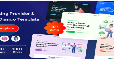 Hostc - Web Hosting Provider WHMCS Django Template