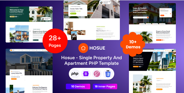 Hosue - Single Property & Apartment PHP Template