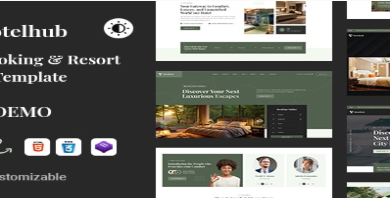 Hotelhub – Luxury & Hotel Booking HTML5 Template