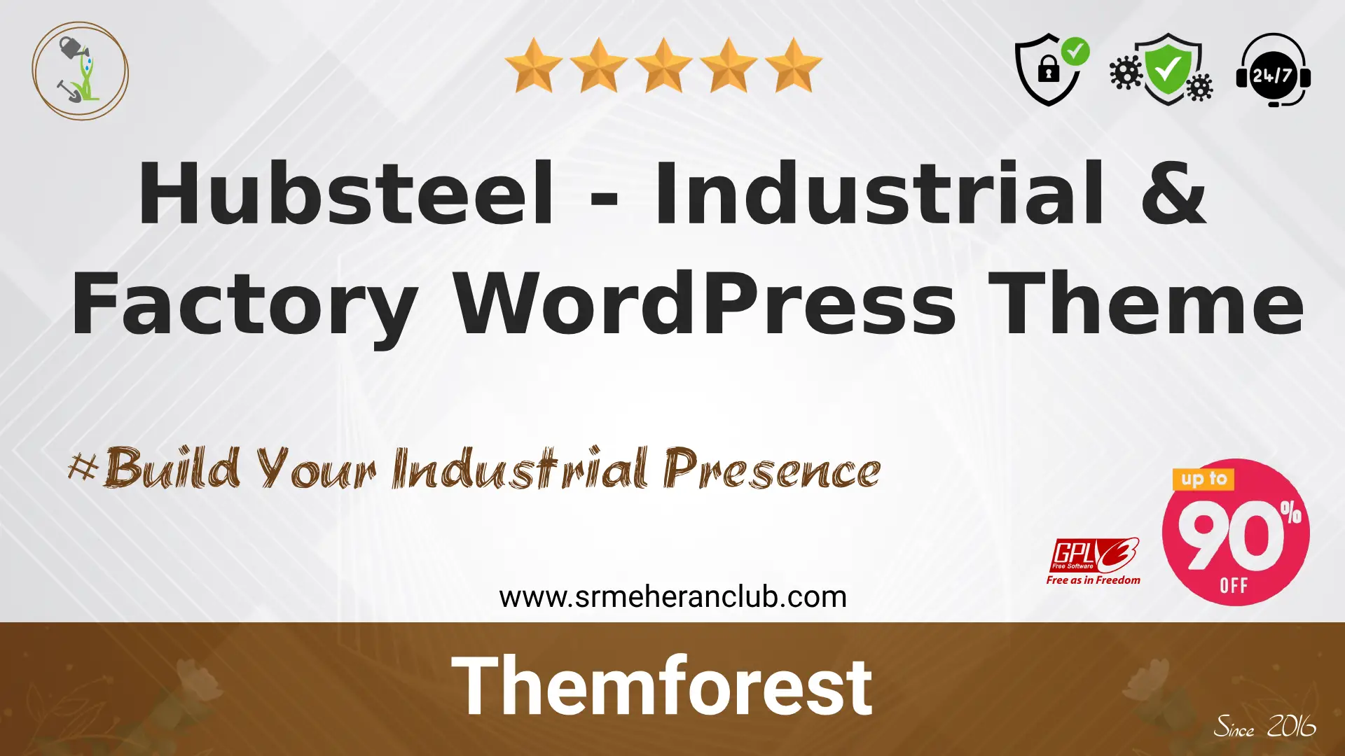 Hubsteel – Industrial & Factory WordPress Theme — Theme by Themeforest