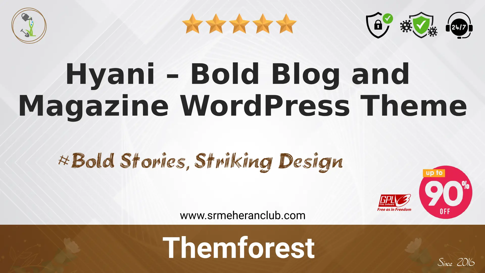 Hyani – Bold Blog and Magazine WordPress Theme — Theme by Themeforest