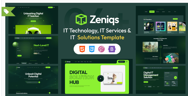 IT Services, IT Technology and IT Solutions Templa
