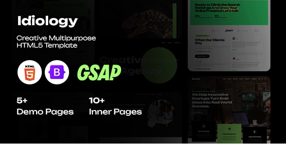 Idiology - Creative & Corporate Multipurpose HTML5