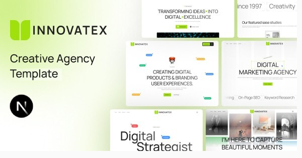 Innovatex - Digital Agency React Next Js Template