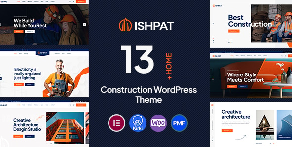 Ishpat - Construction WordPress Theme
