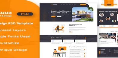 Kasuua - Architect & Design PSD Template