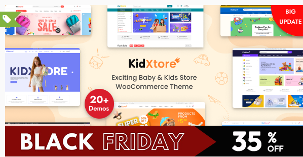 KidXtore - Kids Store WooCommerce WordPress Theme