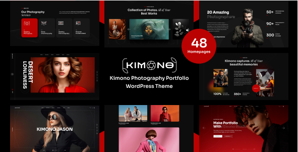 Kimono - Photography Portfolio WordPress Theme