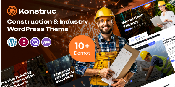 Konstruc - Construction & Industry WordPress Theme