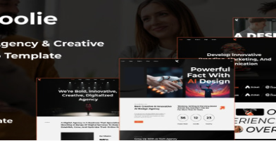 Koolie - Digital & Creative Agency Figma Template