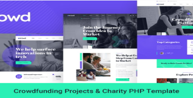 Krowd - Crowdfunding Projects & Charity PHP