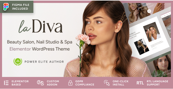 La Diva - Beauty Salon & Spa WordPress Theme