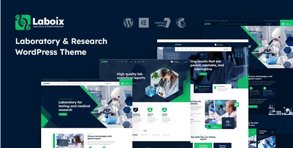 Laboix - Laboratory & Research WordPress Theme