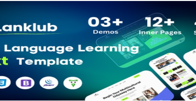 Lanklub - Education & Course Next JS Template