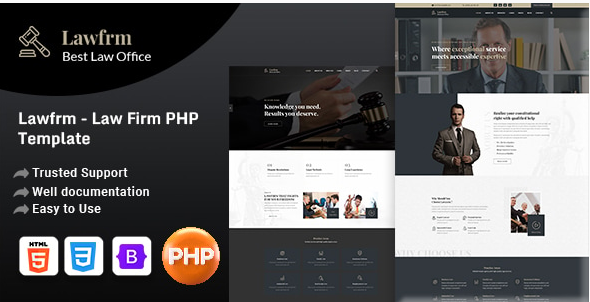 Lawfrm - Law Firm PHP Template