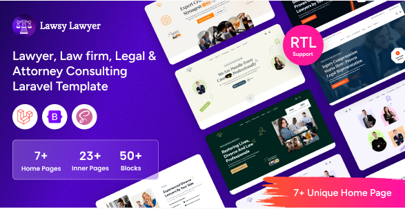 Lawsy - Laravel Lawyer Law firm, Legal Consulting