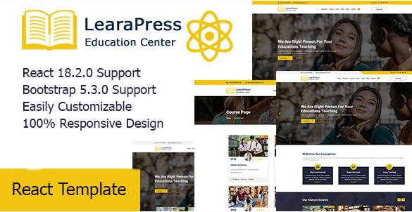 LearaPress - Education & Courses React Template