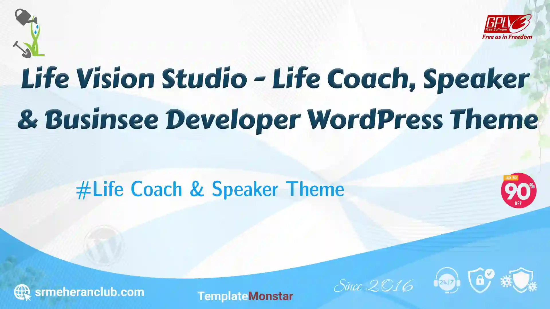 Life Vision Studio – Life Coach, Speaker & Businsee Developer WordPress Theme — Theme by Templatemonster