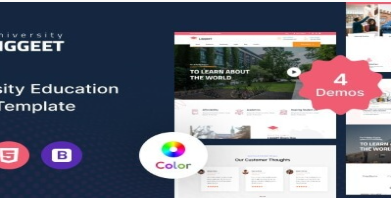 Liggeet - University Education HTML Template