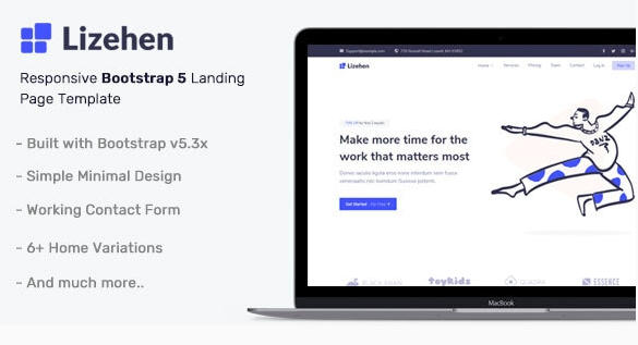 Lizehen – Bootstrap 5 Landing Page Template
