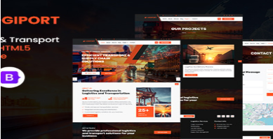 Logiport - Logistic Services HTML Template