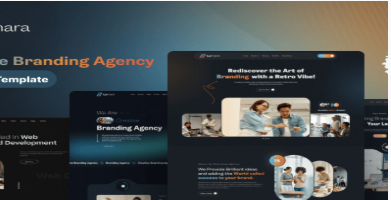 Lumara - Creative Branding Agency React JS Templat