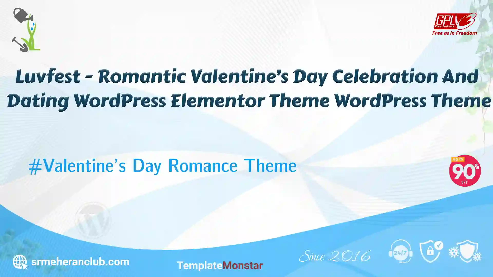Luvfest – Romantic Valentine’s Day Celebration And Dating WordPress Elementor Theme WordPress Theme