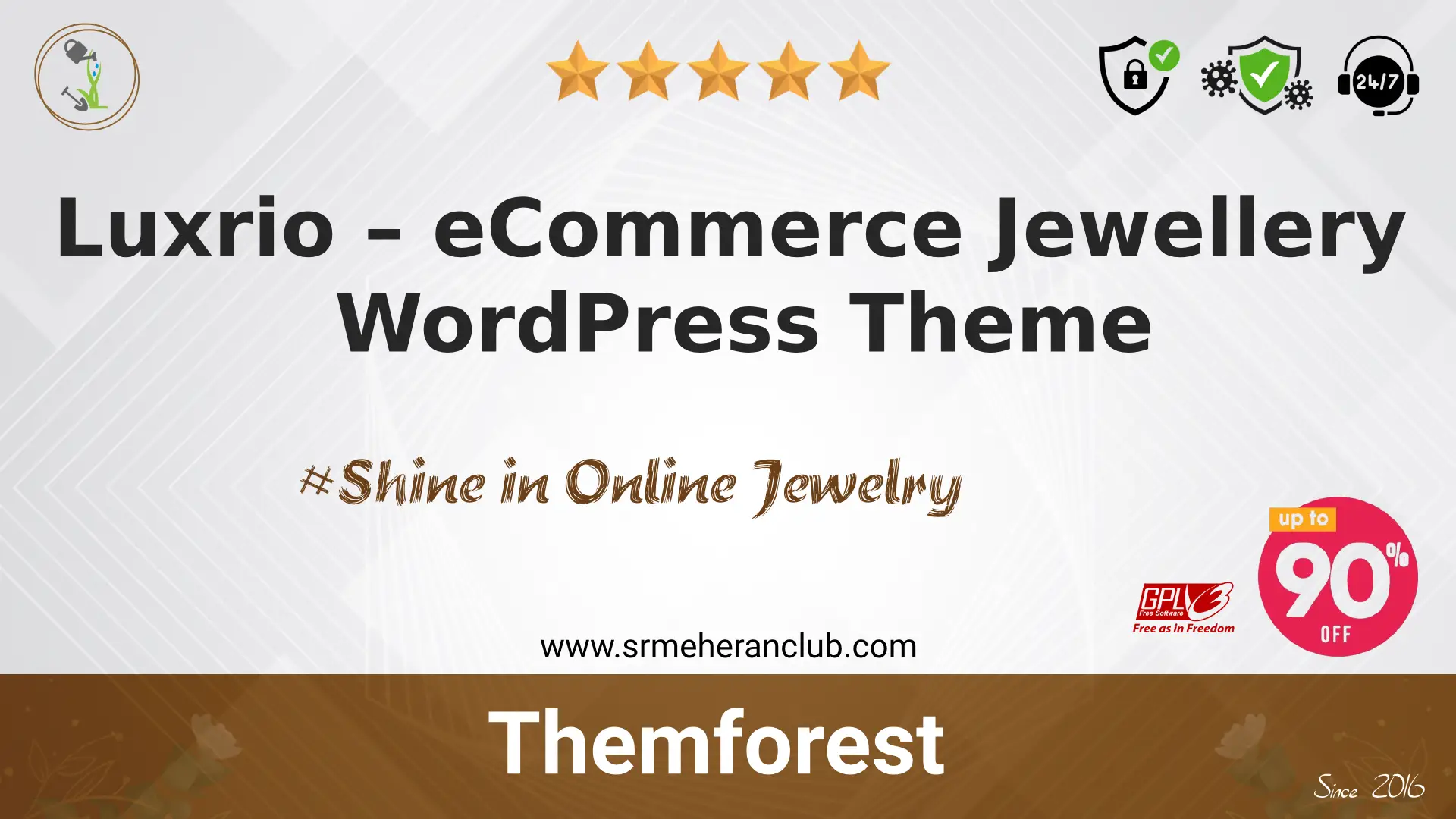 Luxrio – eCommerce Jewellery WordPress Theme