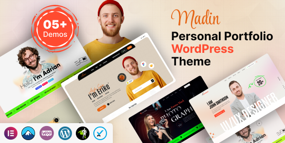 Madin - Personal Portfolio WordPress Theme