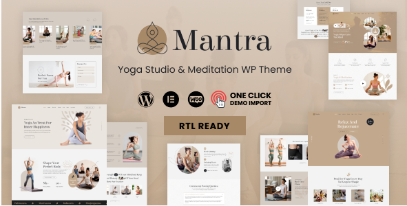 Mantra - Yoga Fitness WordPress Theme