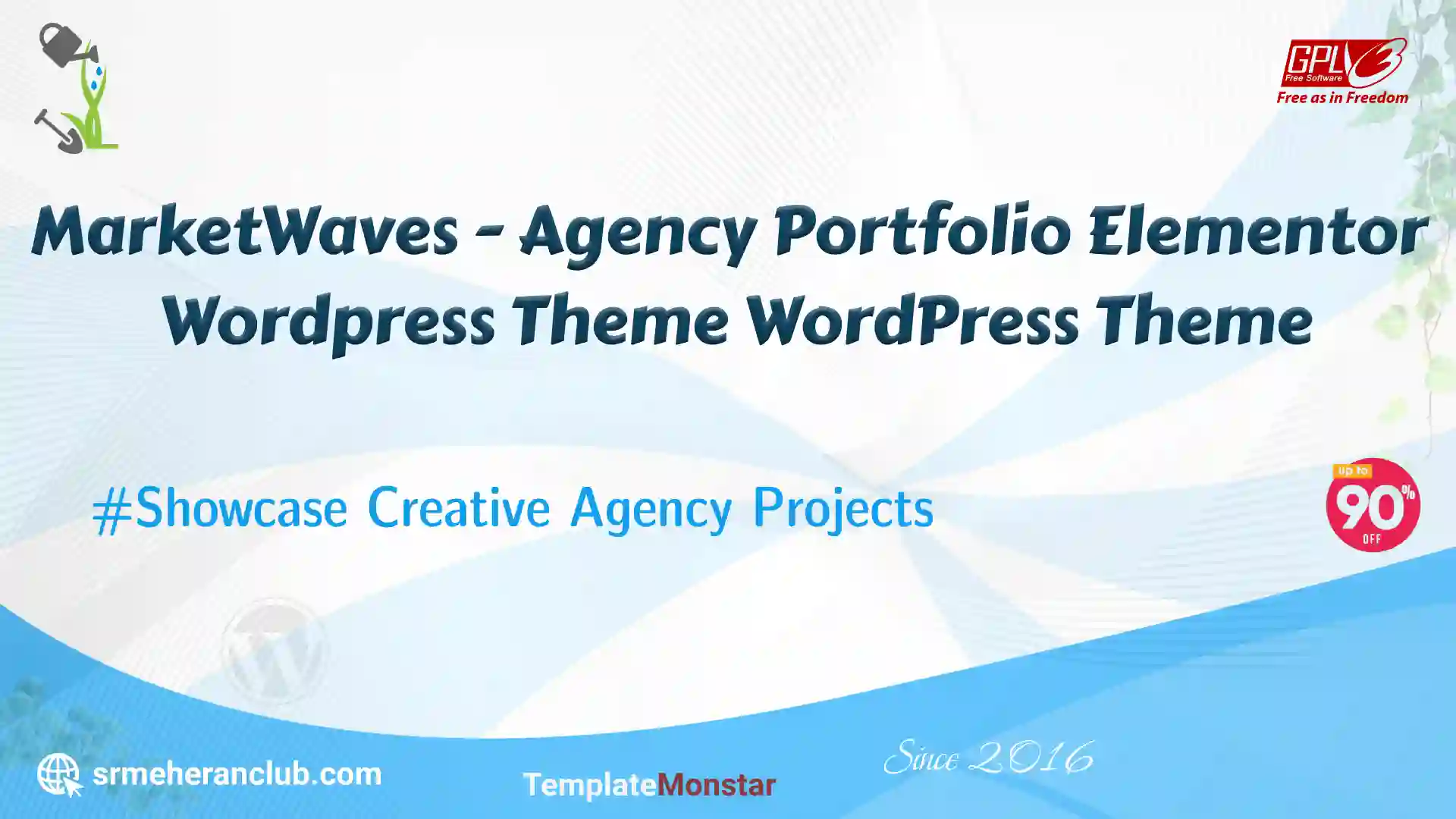 MarketWaves – Agency Portfolio Elementor WordPress Theme WordPress Theme — Theme by Templatemonster