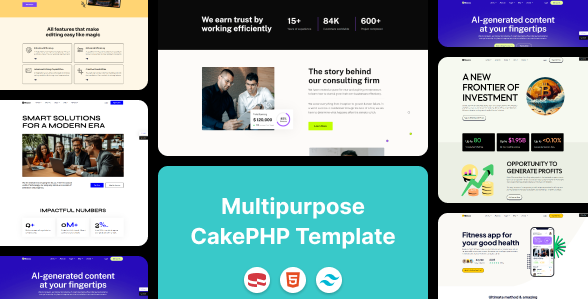 Masco - Saas Startup Tailwind CakePHP Template