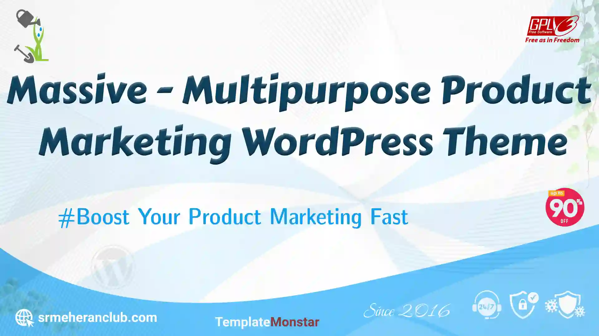 Massive – Multipurpose Product Marketing WordPress Theme — Theme by Templatemonster