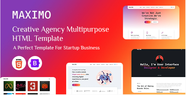 Maximo - Creative Innovative HTML5 Template