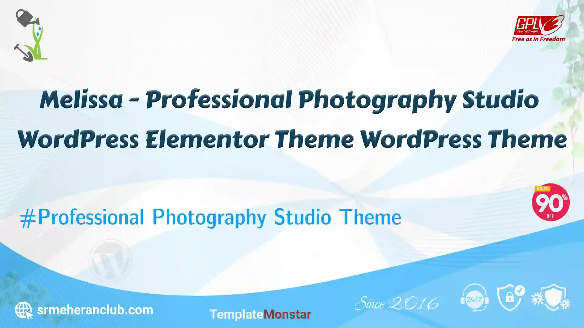 Melissa – Professional Photography Studio WordPress Elementor Theme WordPress Theme